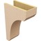 Ekena Millwork 7"W x 14"D x 21"H Classic Legacy Rough Cedar Woodgrain TimberThane Corbel, Primed Tan CORUR07X14X21LGYRCPR - alternate 3